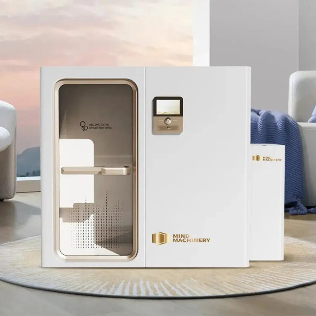 The spacious hyperbaric oxygen chamber